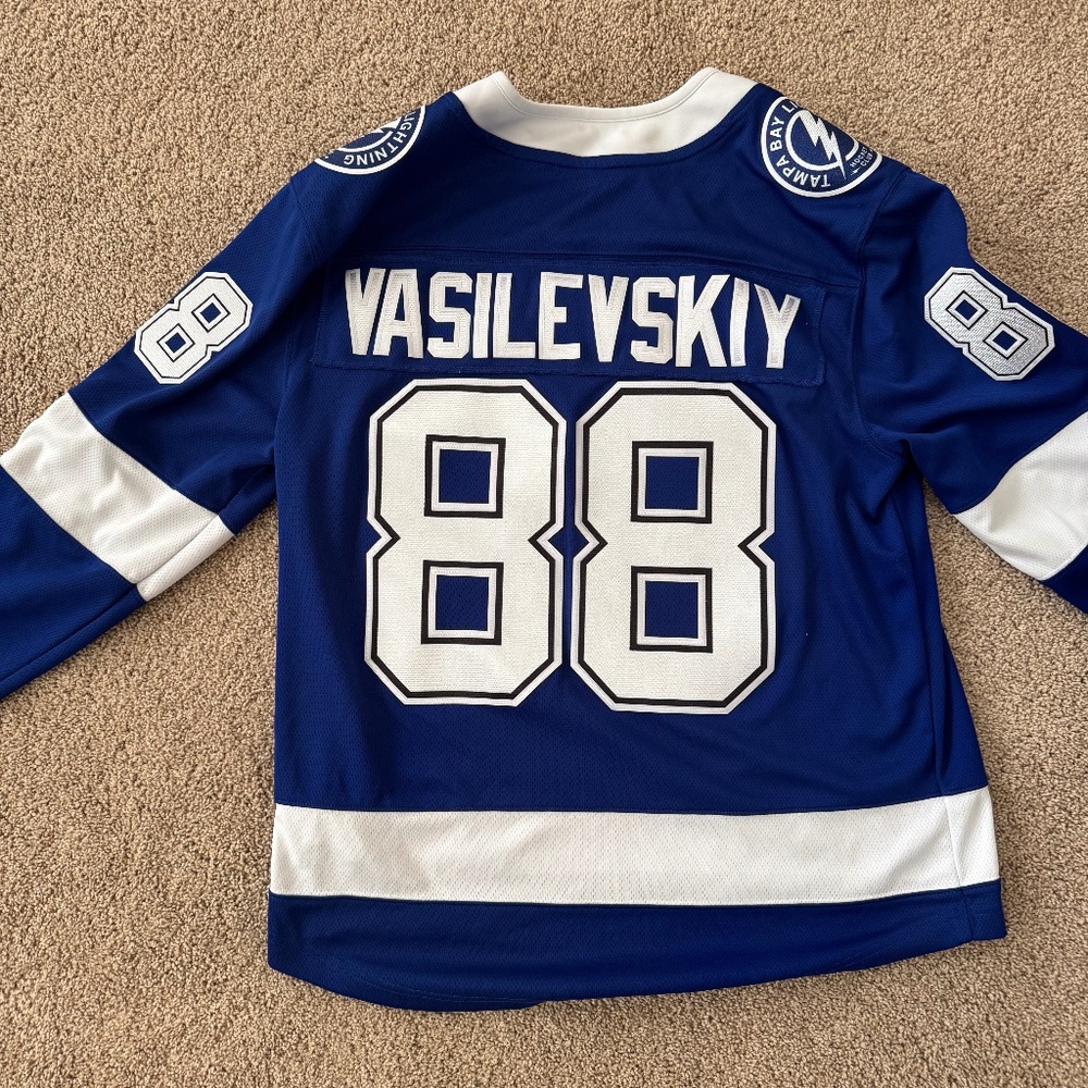 NHL official jersey Andrei Vasilevskiy - Tampa Bay Lightning Goaltender